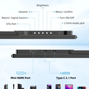 18.4 inch 4K Portable Monitor 3840*2160 QLED - Thumbnail Image 5