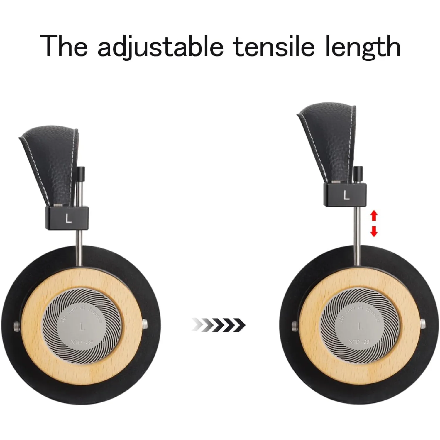 WTD-3 Open Back HiFi Headphones Maple Wooden - Image 3