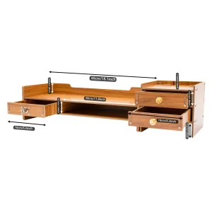 65.5cm/25.8in Tabletop Wooden Desk Organizer - Thumbnail Image 2
