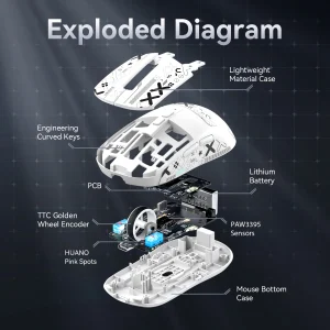 MAMBASNAKE&ATTACK SHARK X6 Mouse - Thumbnail Image 4