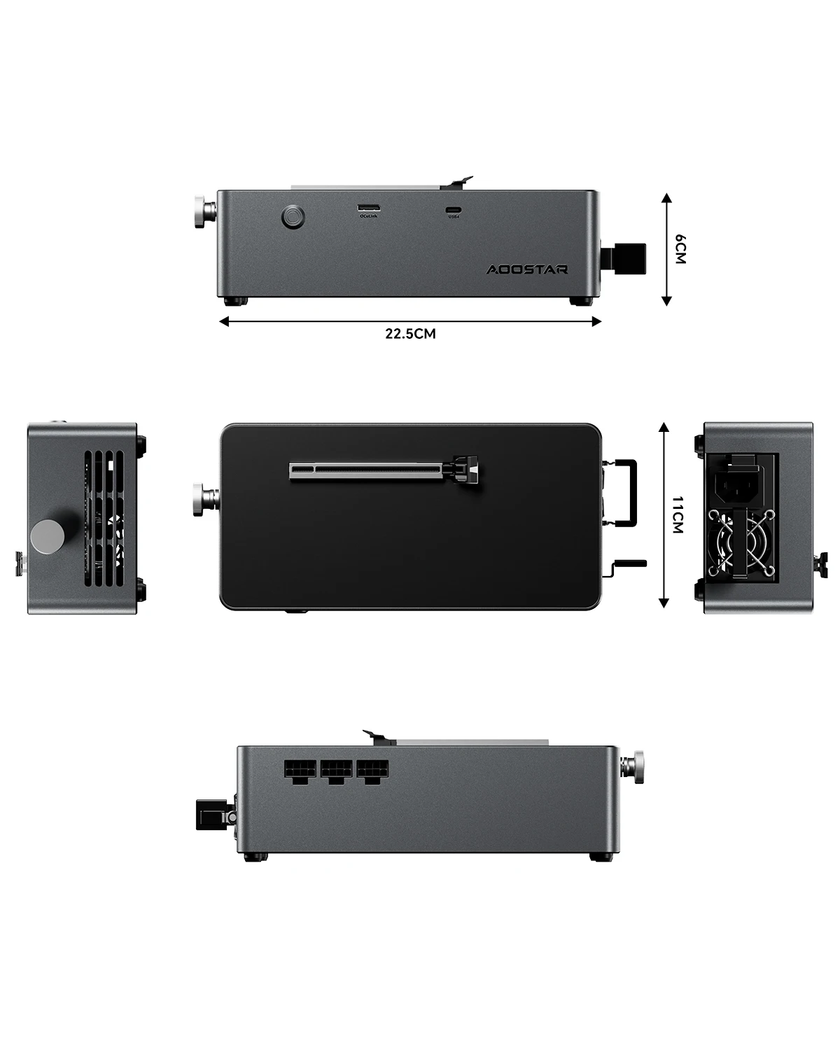 AG02 EGPU Dock & OCulink USB4 PorBuilt-in Huntkey - Image 5