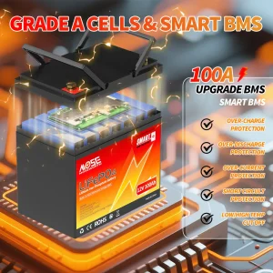 LiFePO4 12V 100Ah Battery Pack 12.8V Lithium Battery - Thumbnail Image 5