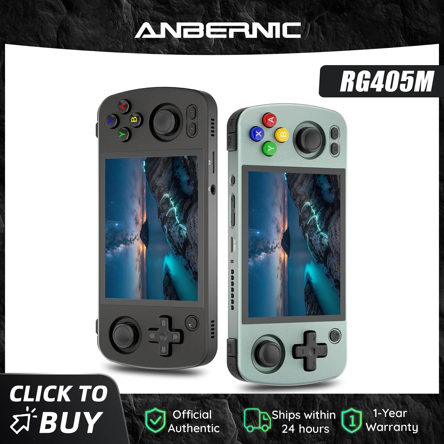 RG405M Metal Handheld Game Console Android 12 System - Image 2