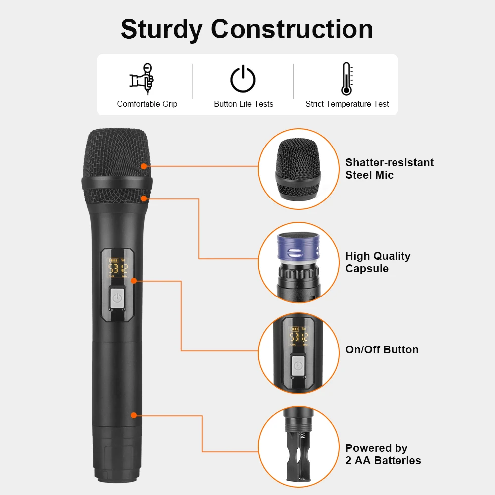 NXG Factory Direct UHF Wireless Microphone System, - Image 4