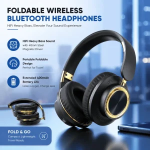 Foldable Bluetooth Headphones