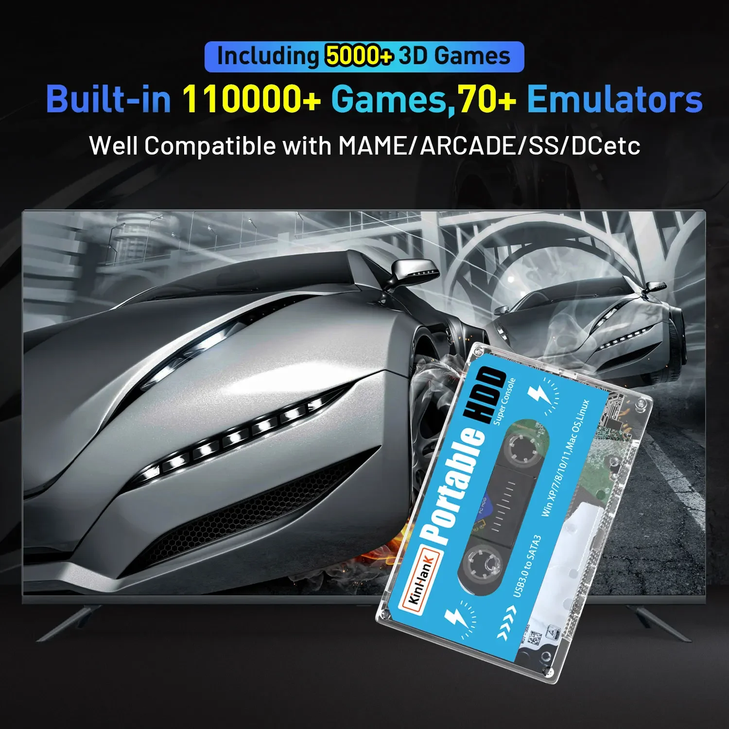 500G Gaming HDD Super Console 100000 - Image 3