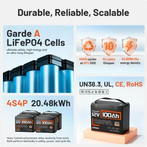 LiFePO4 Lithium Battery 12V - Thumbnail Image 2