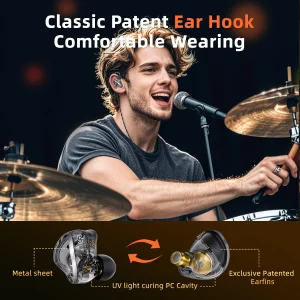 CCZ DC01 Pro Wired In Ear Monitor Earphones - Thumbnail Image 1
