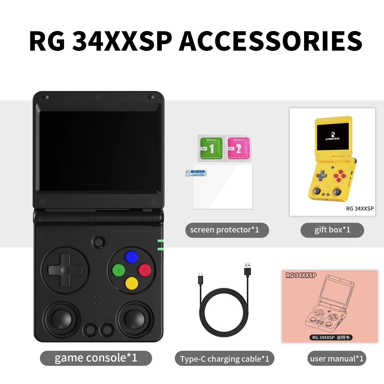 RG34XXSP 3.4-Inch IPS Linux 64-bit Game Console - Image 6
