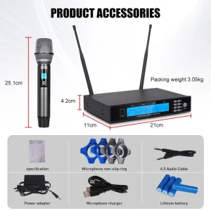 NXG  Wireless Microphone System, 4‑Channel - Thumbnail Image 2