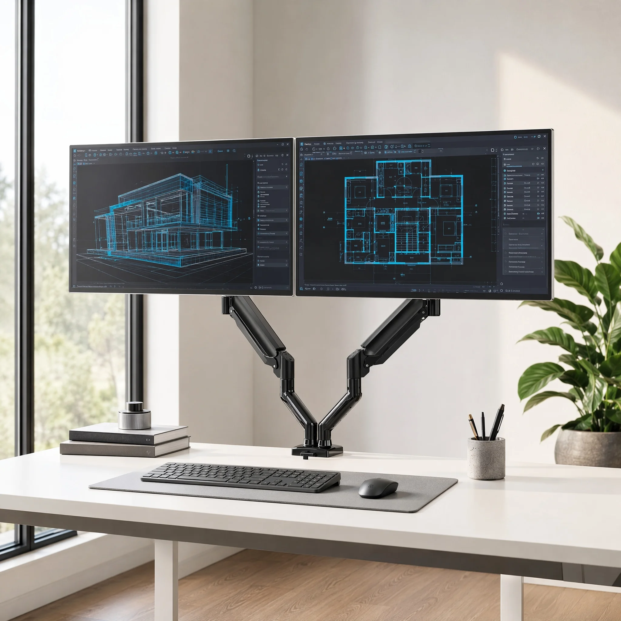 Dual Monitor Stand up to 33 Inches Screen - Image 2