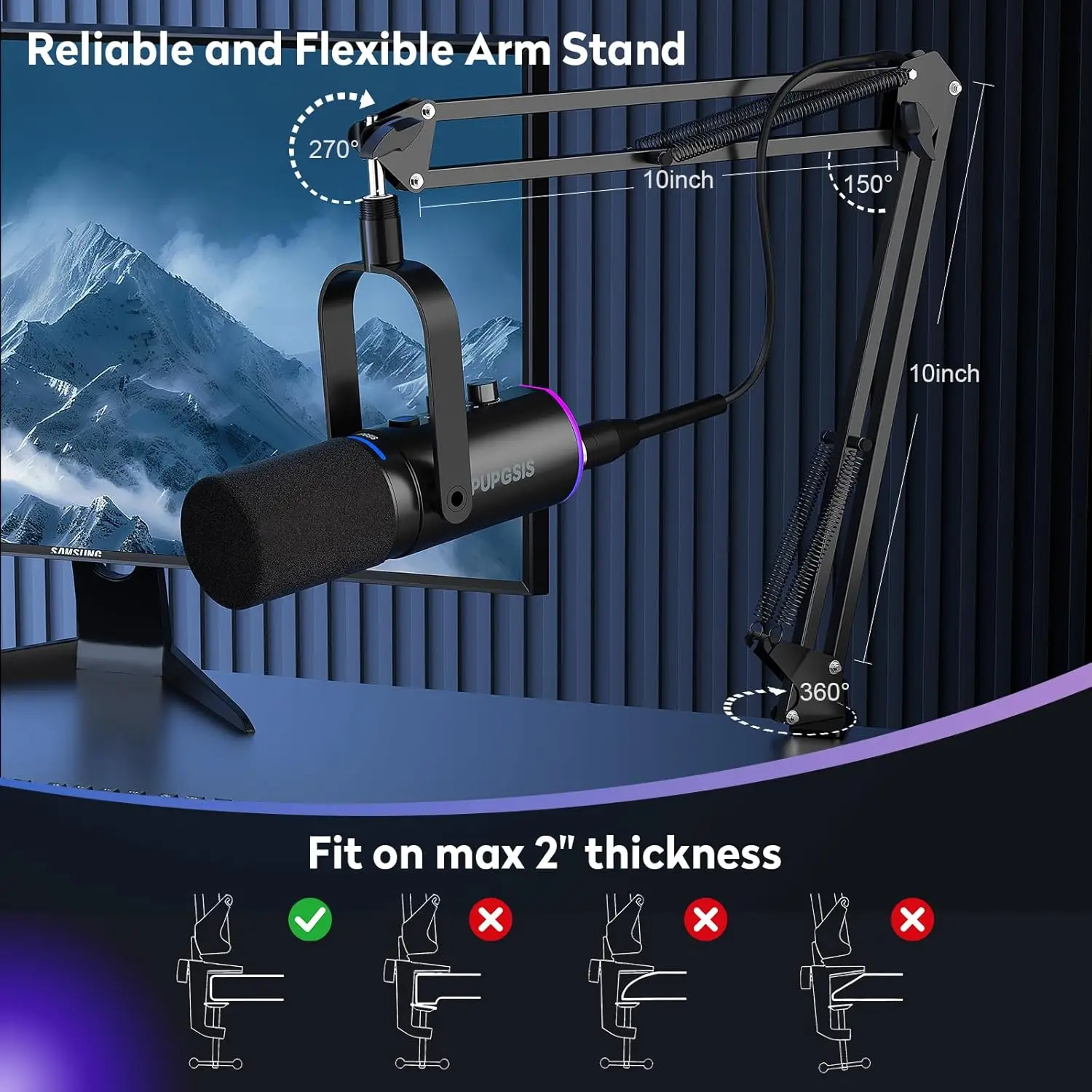Dynamic Podcast Microphone for Studio - Image 3