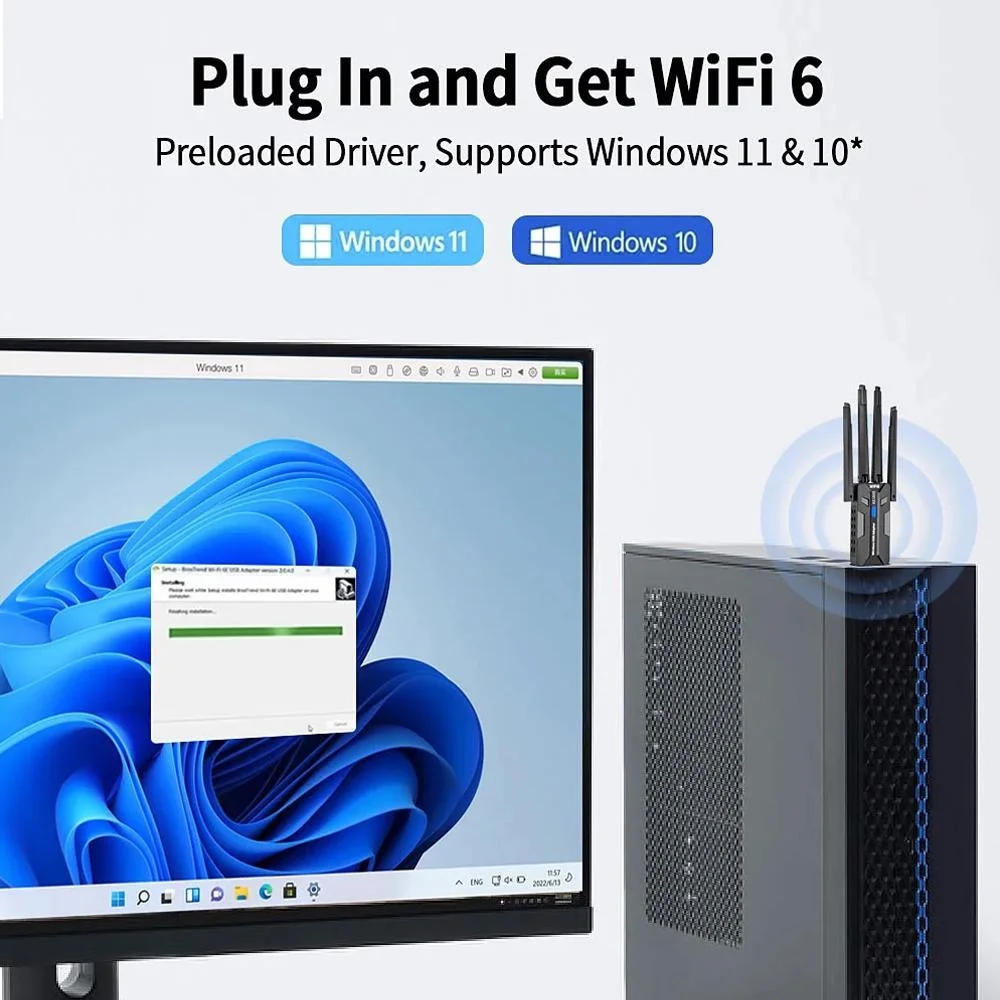 Wireless Network Adapter 1800Mbps Dual Band - Image 4