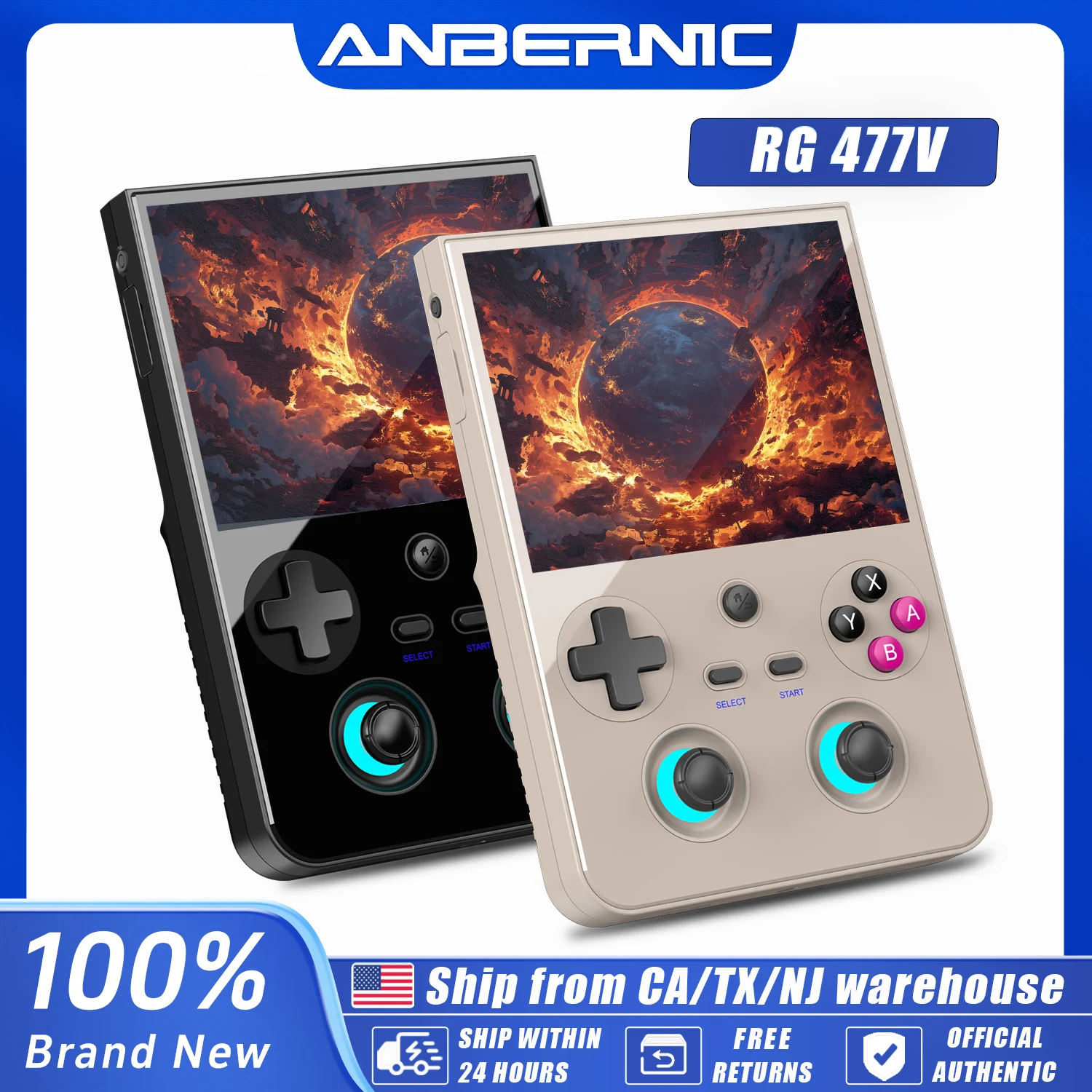 RG477V Retro Handheld Game Console - Image 1