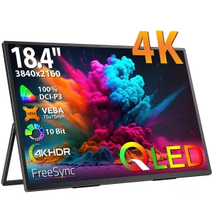 18.4 inch 4K Portable Monitor 3840*2160 QLED