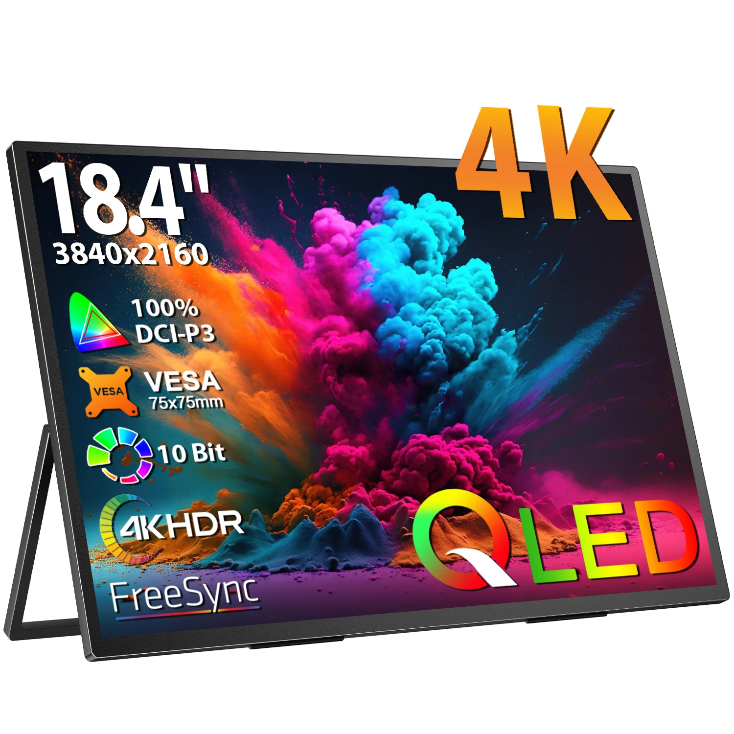 18.4 inch 4K Portable Monitor 3840*2160 QLED - Image 1
