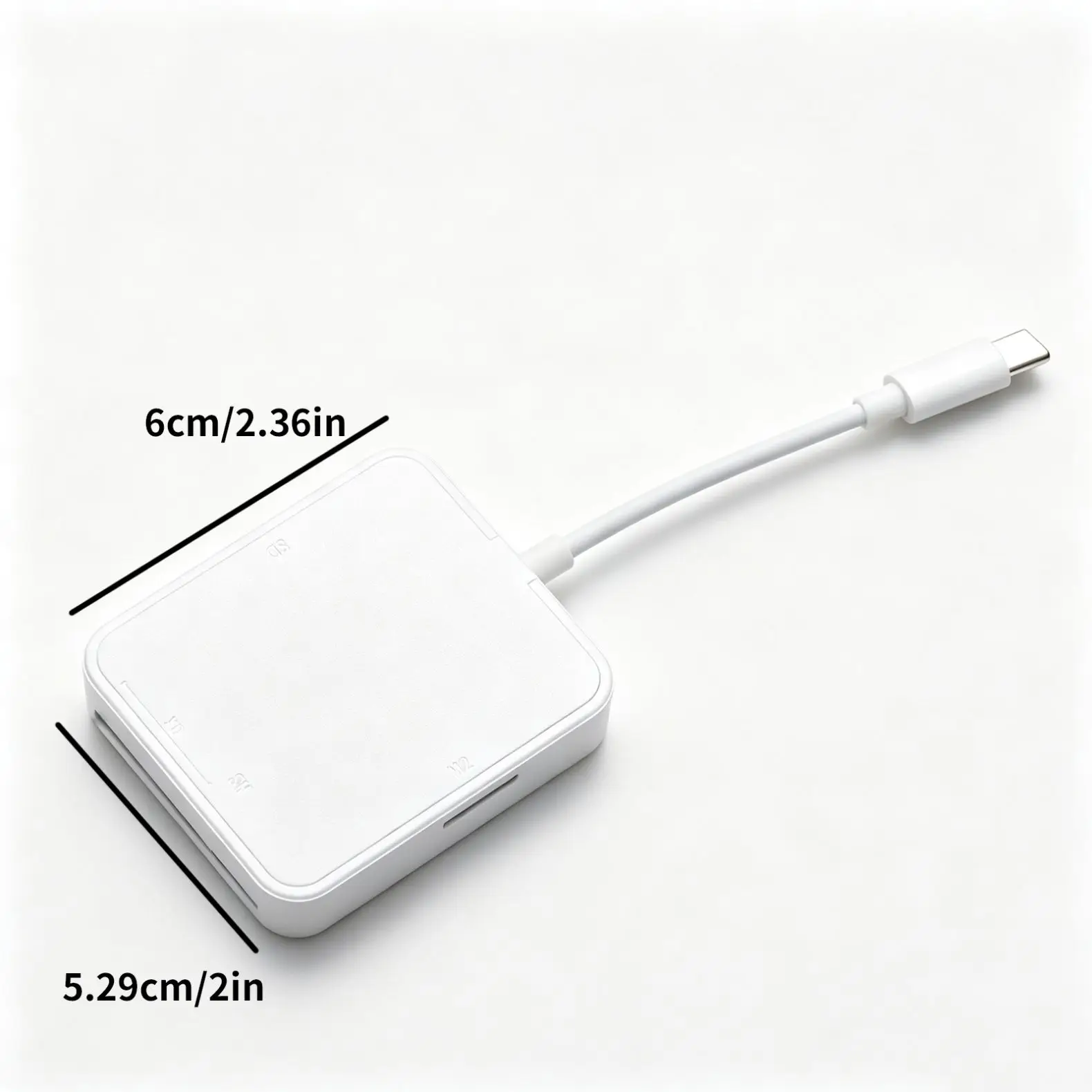 4-in-1 Memory Card Reader USB-C Smart Media - Image 4
