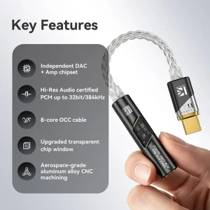 DAC1PRO HiFi DAC Dongle Type-C - Thumbnail Image 3