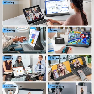 Portable Monitor 13.3" IPS HDMI Extenal Screen - Thumbnail Image 6