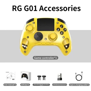 Retro Games Controller 2.5D IPS Hall Rocker Bluetooth - Thumbnail Image 9