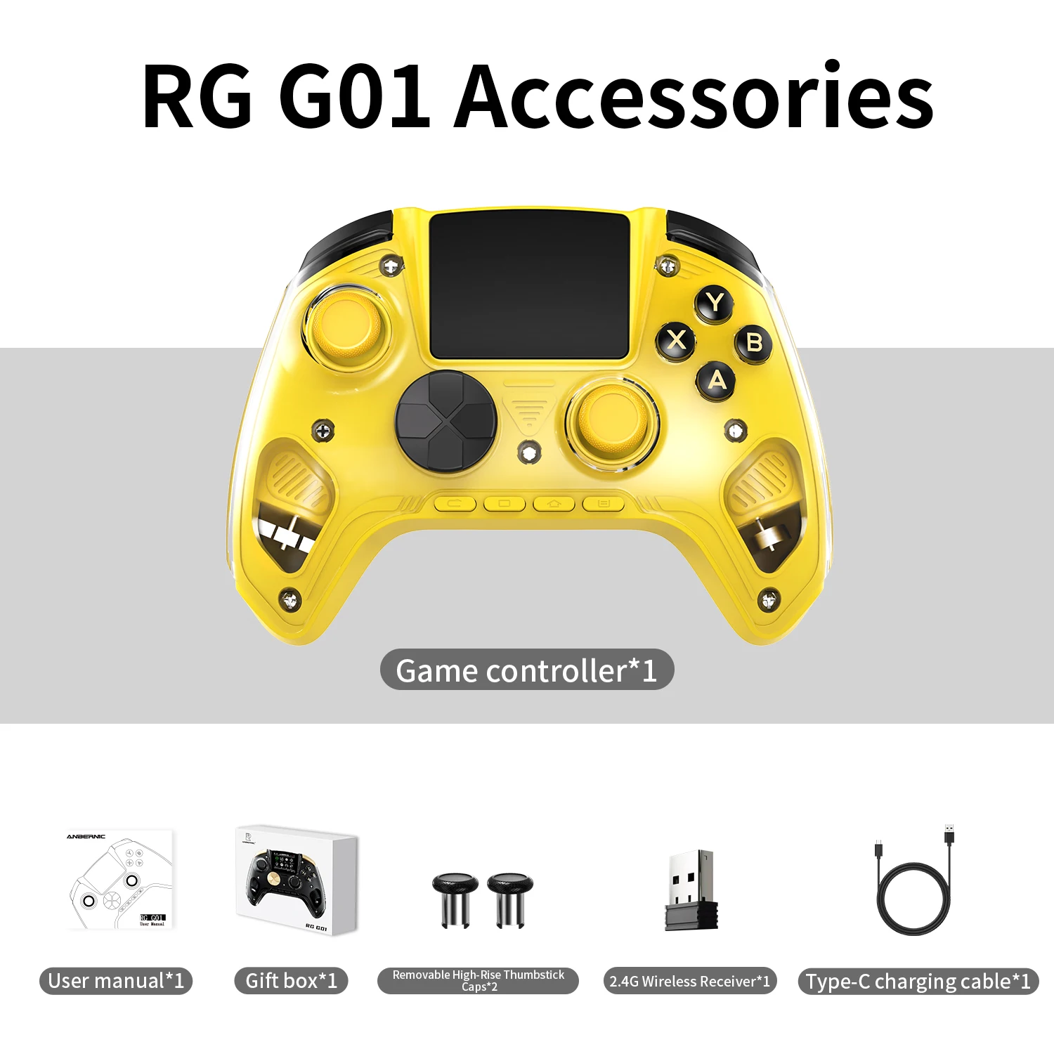 Retro Games Controller 2.5D IPS Hall Rocker Bluetooth - Image 9