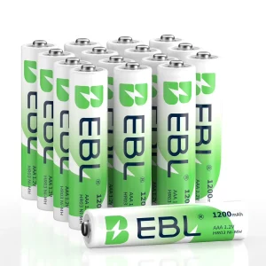 EBL 1200mah 1.2V AAA Rechargeable Batteries