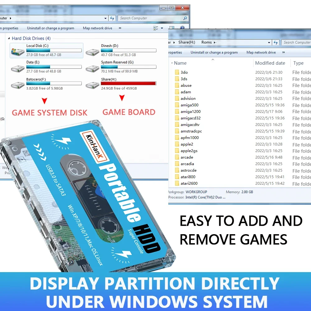 500G Gaming HDD Super Console 100000 - Image 5
