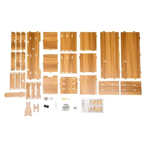 65.5cm/25.8in Tabletop Wooden Desk Organizer - Thumbnail Image 6
