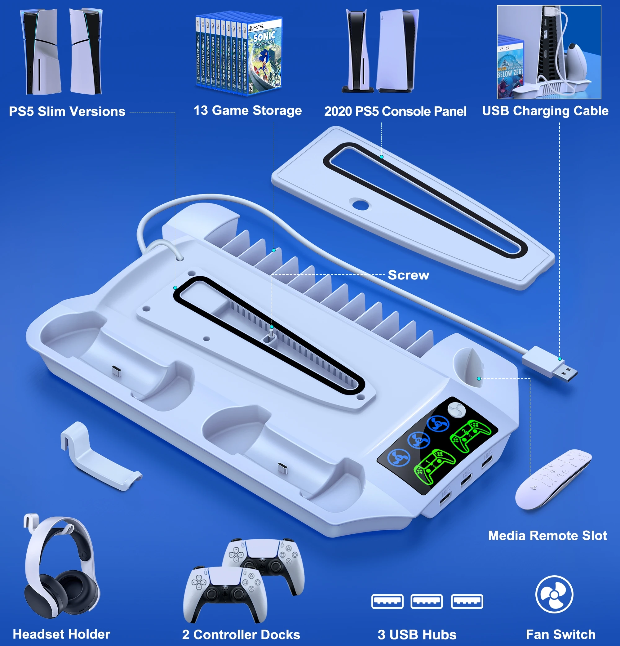 Cooling Base For Pro/PS5 Slim Stand - Image 6