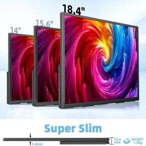 18.4 inch 4K Portable Monitor 3840*2160 QLED - Thumbnail Image 2