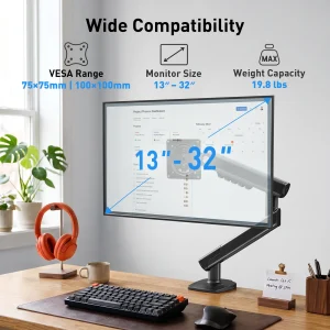 InstaMount Monitor Desk Mount, - Thumbnail Image 3