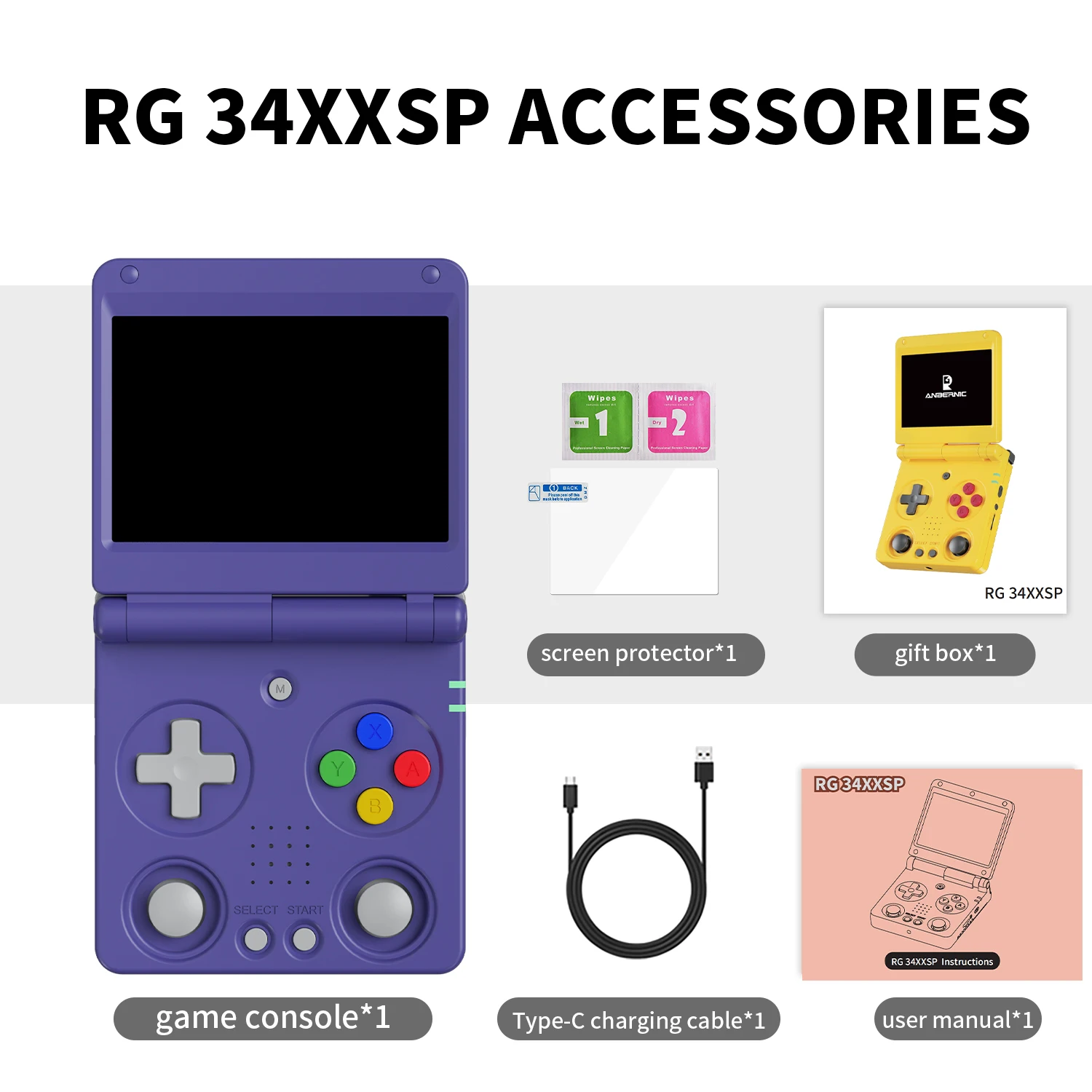 RG34XXSP 3.4-Inch IPS Linux 64-bit Game Console - Image 5