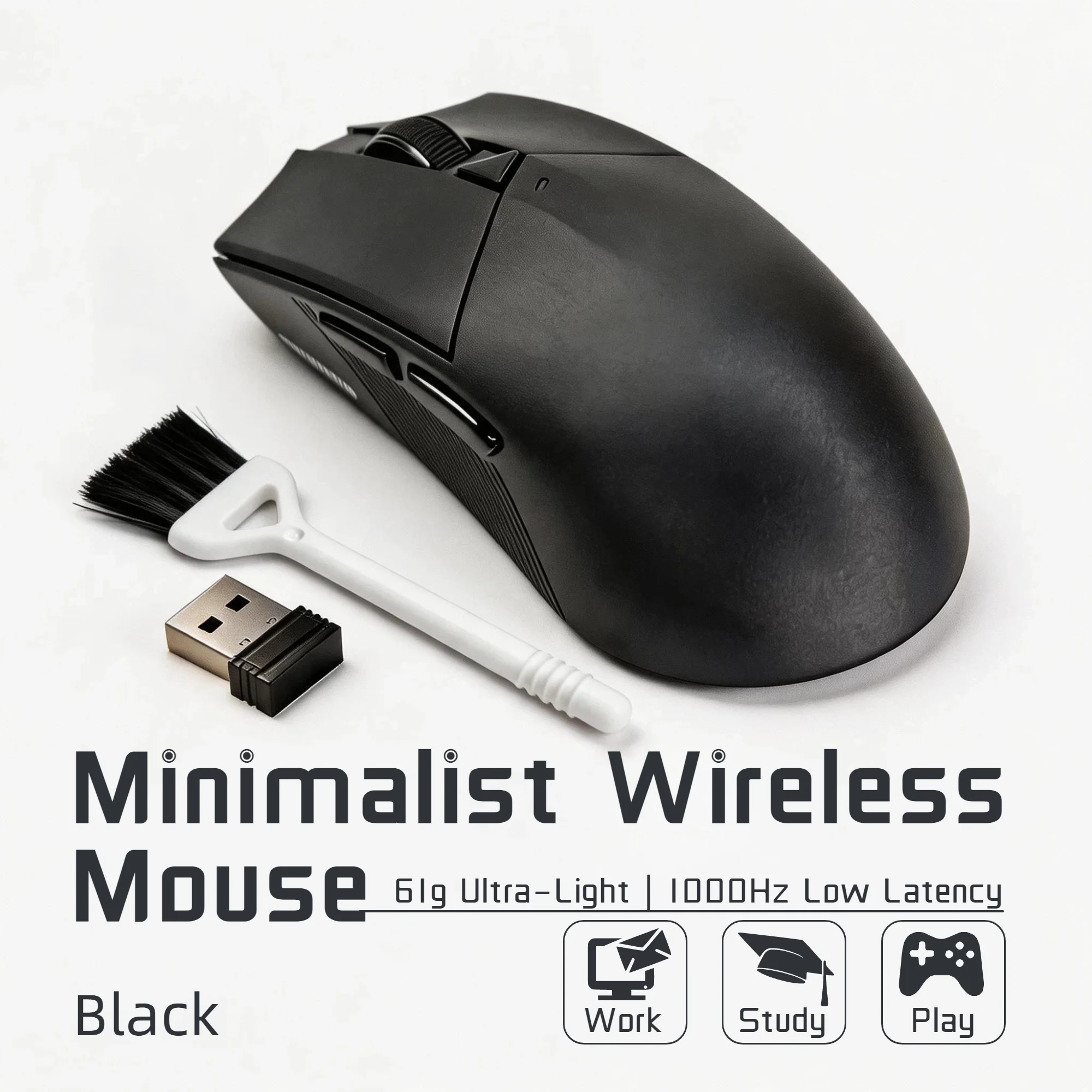 Wireless Mouse Bluetooth 2.4G Dual Mode 12800 DPI - Image 1