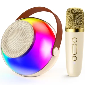 Portable Bluetooth Speaker with 2 Wireless Microphones - Thumbnail Image 8