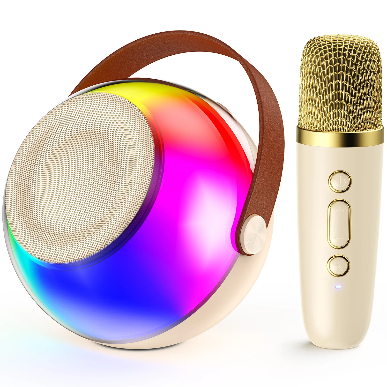 Portable Bluetooth Speaker with 2 Wireless Microphones - Image 8