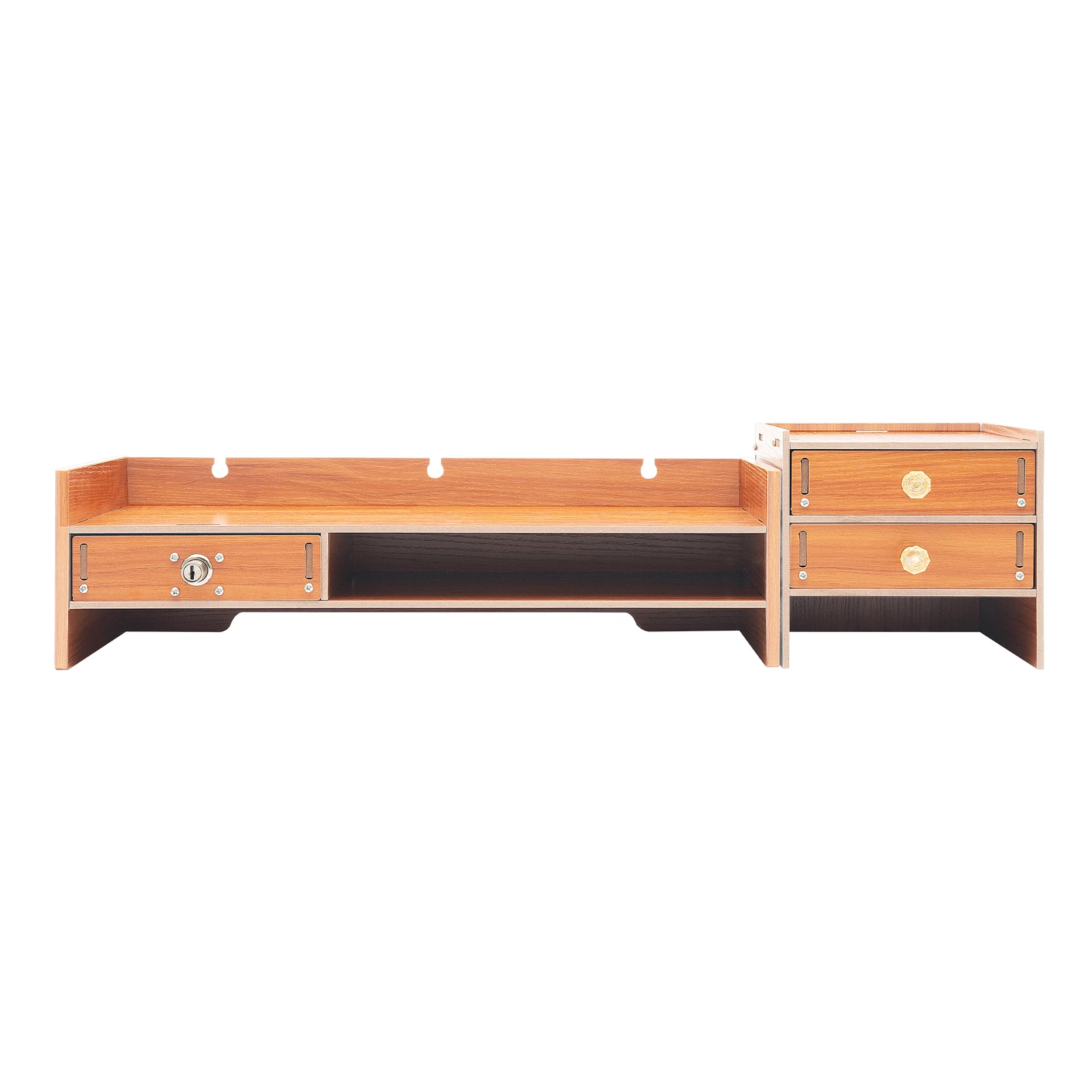 3 Drawers Computer Storage Desktop Rack - Image 1