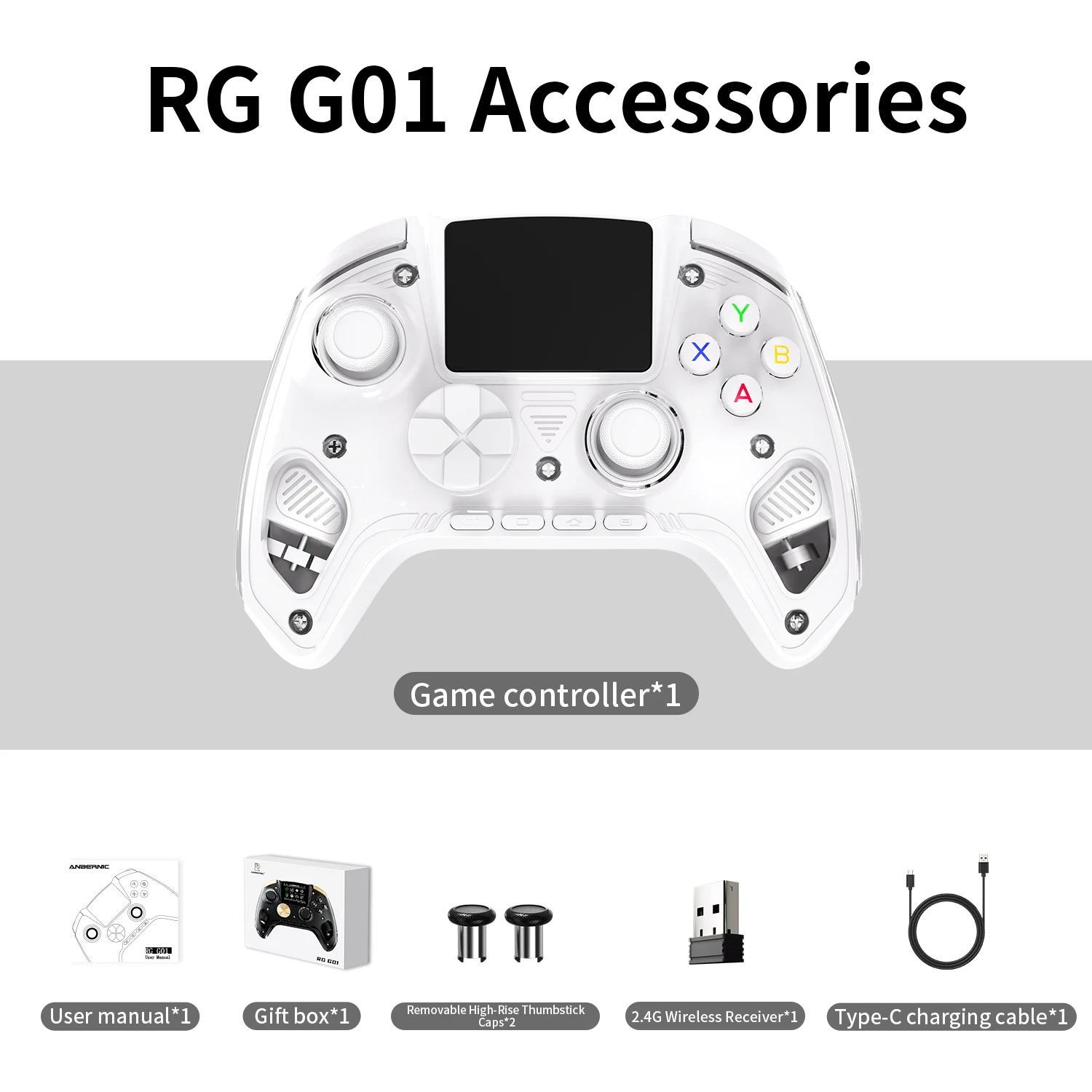 Retro Games Controller 2.5D IPS Hall Rocker Bluetooth - Image 11