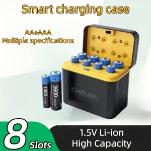 8PCS 1.5V Rechargeable Lithium Batteries