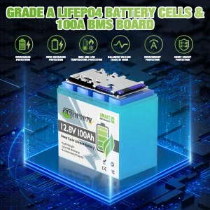 12V 100Ah LiFePO4 Lithium Battery - Thumbnail Image 3