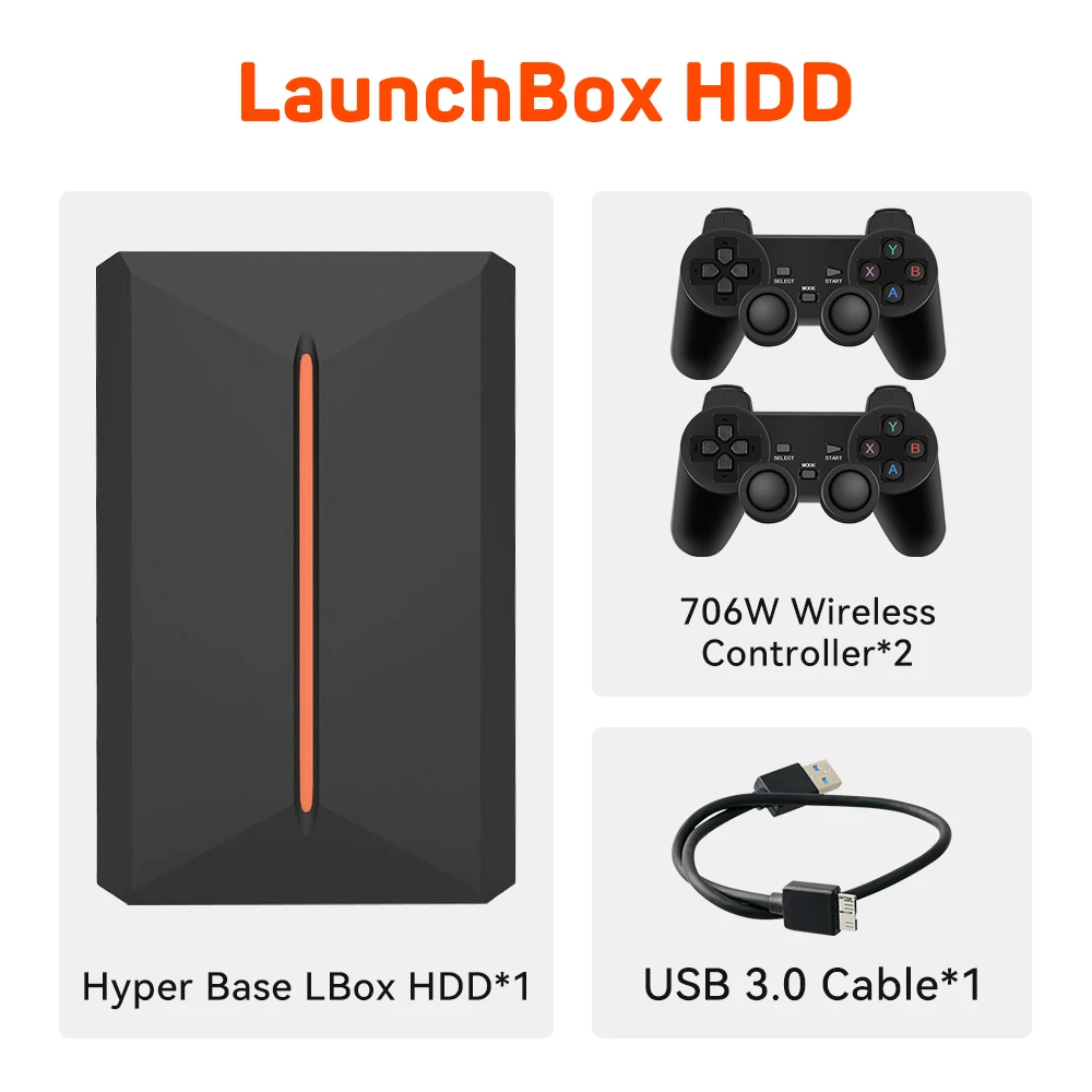 Launchbox Gaming Hard Drive Disk - Image 1