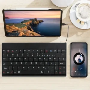 80 Keys Wired Keyboard Mini - Thumbnail Image 4
