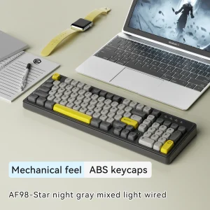 AJAZZ AT120 Wired Keyboard Mouse and Headset - Thumbnail Image 4
