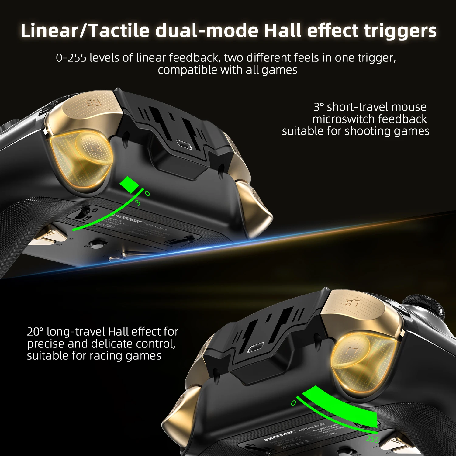 RG G01 Gamepad Handle Wireless Game Controller - Image 4