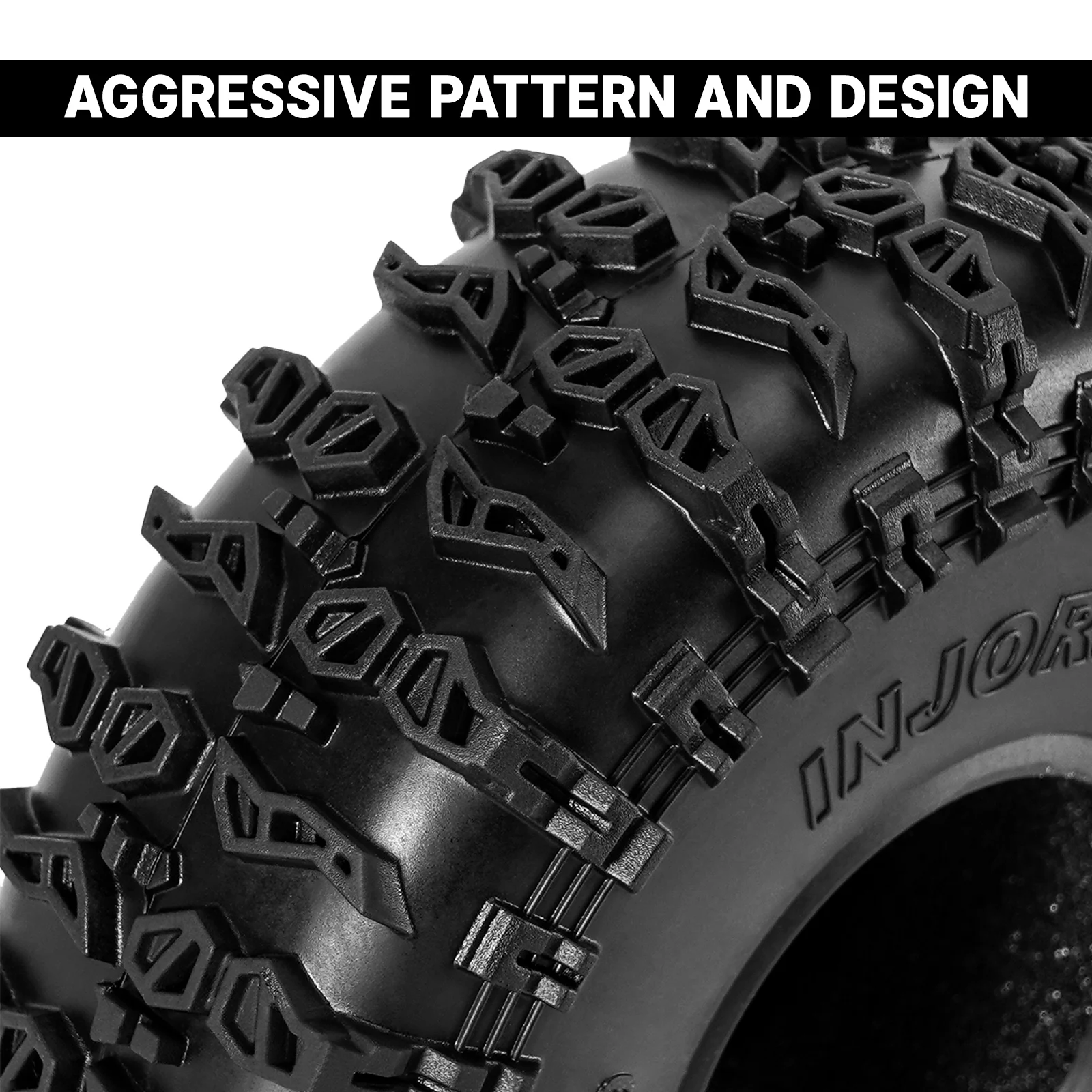 INJORA S5 1.9" Cling On Tires 120*42mm - Image 4
