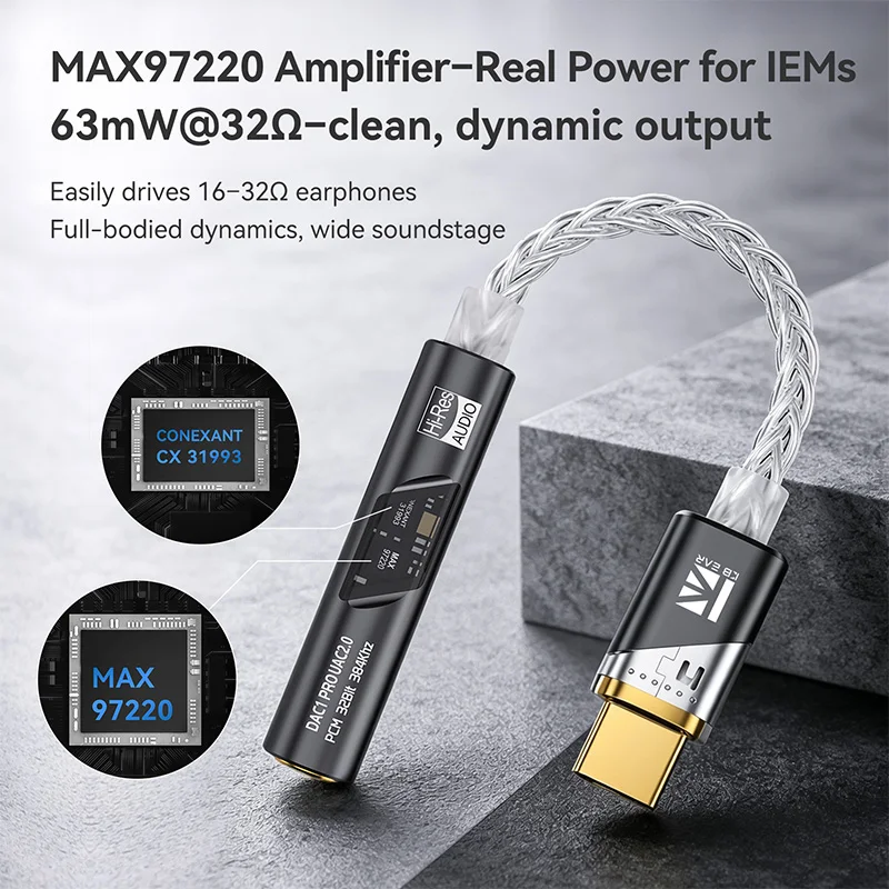DAC1PRO Type-C to 3.5mm HiFi DAC Dongle - Image 5