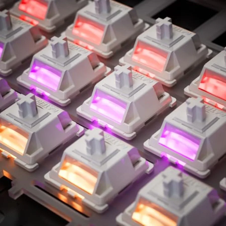 Smoothie Linear Switches, RGB LED 5 Pin White 22mm - Image 3