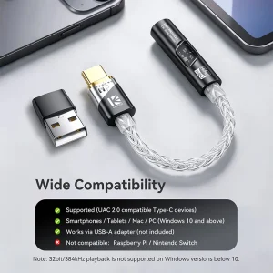DAC1PRO HiFi DAC Dongle Type-C - Thumbnail Image 6