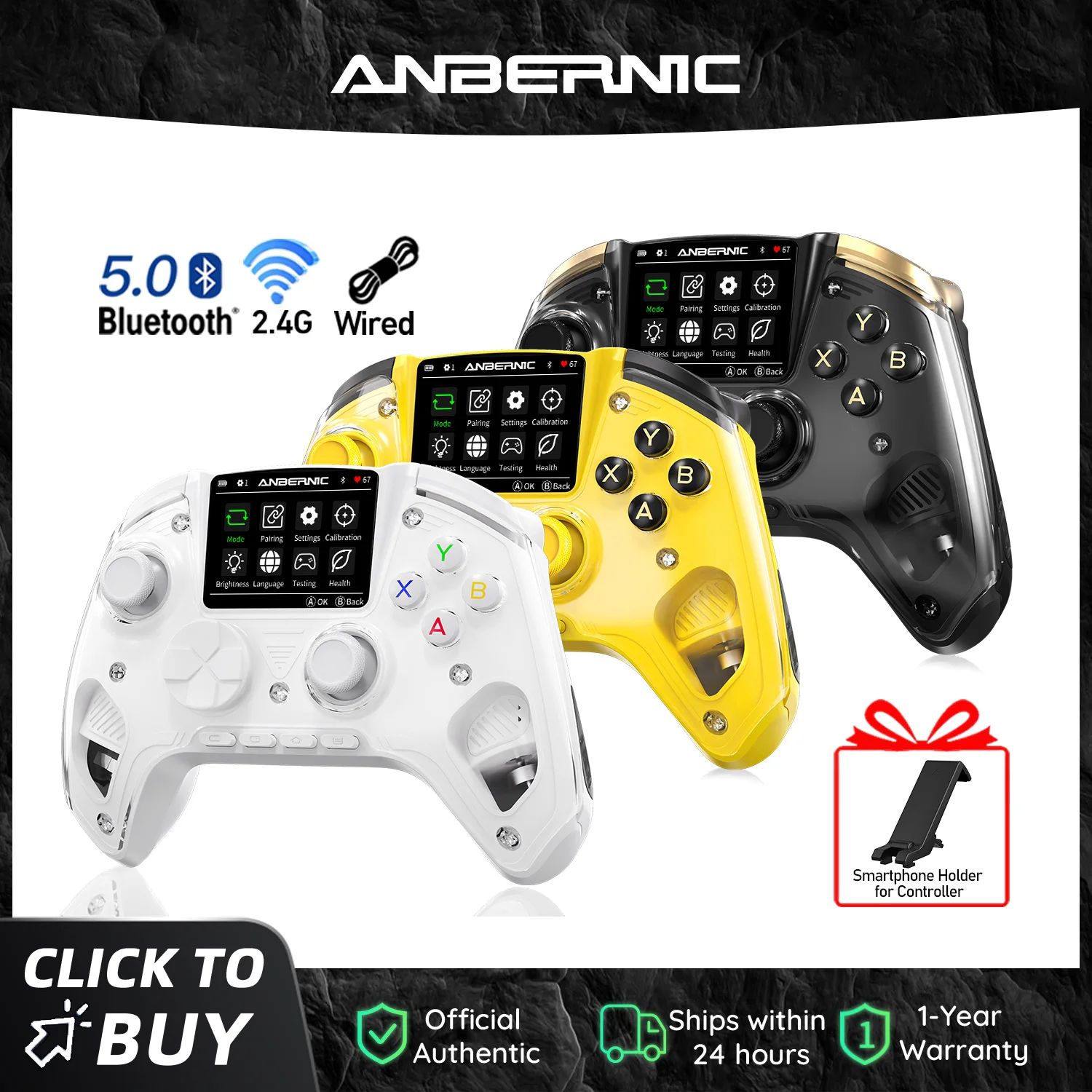 RG G01 Gamepad Handle Wireless Game Controller - Image 2
