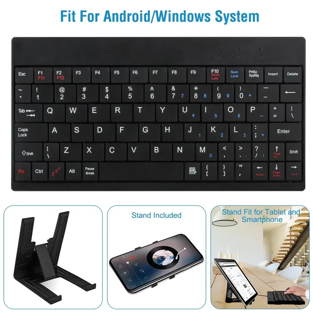 80 Keys Wired Keyboard Mini - Image 5