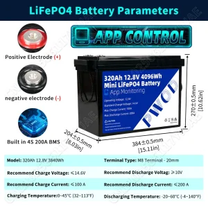 1-2PCS 12V 300AH 320Ah Lifepo4 Battery Pack - Thumbnail Image 2